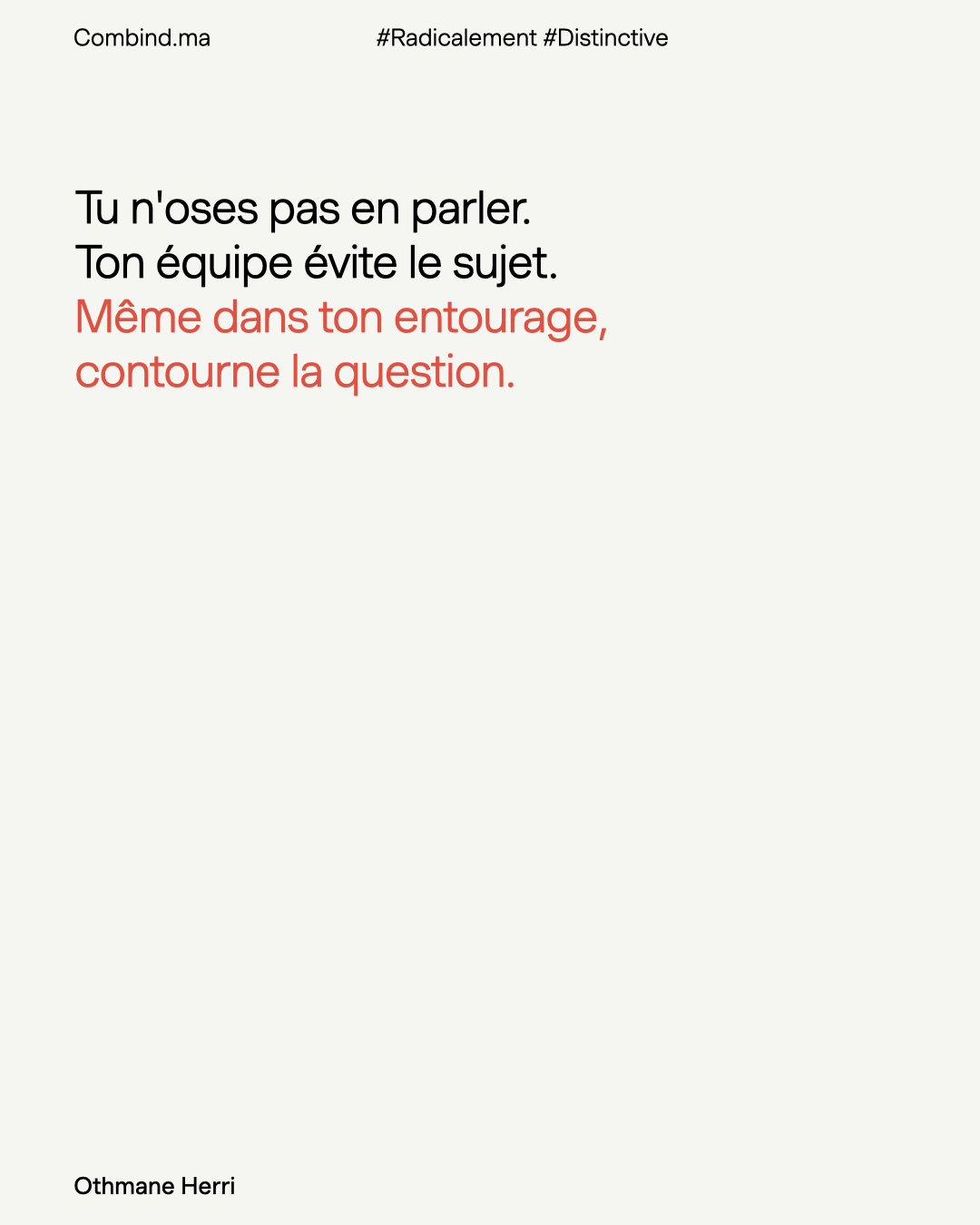 6 Signes qu’il faut changer