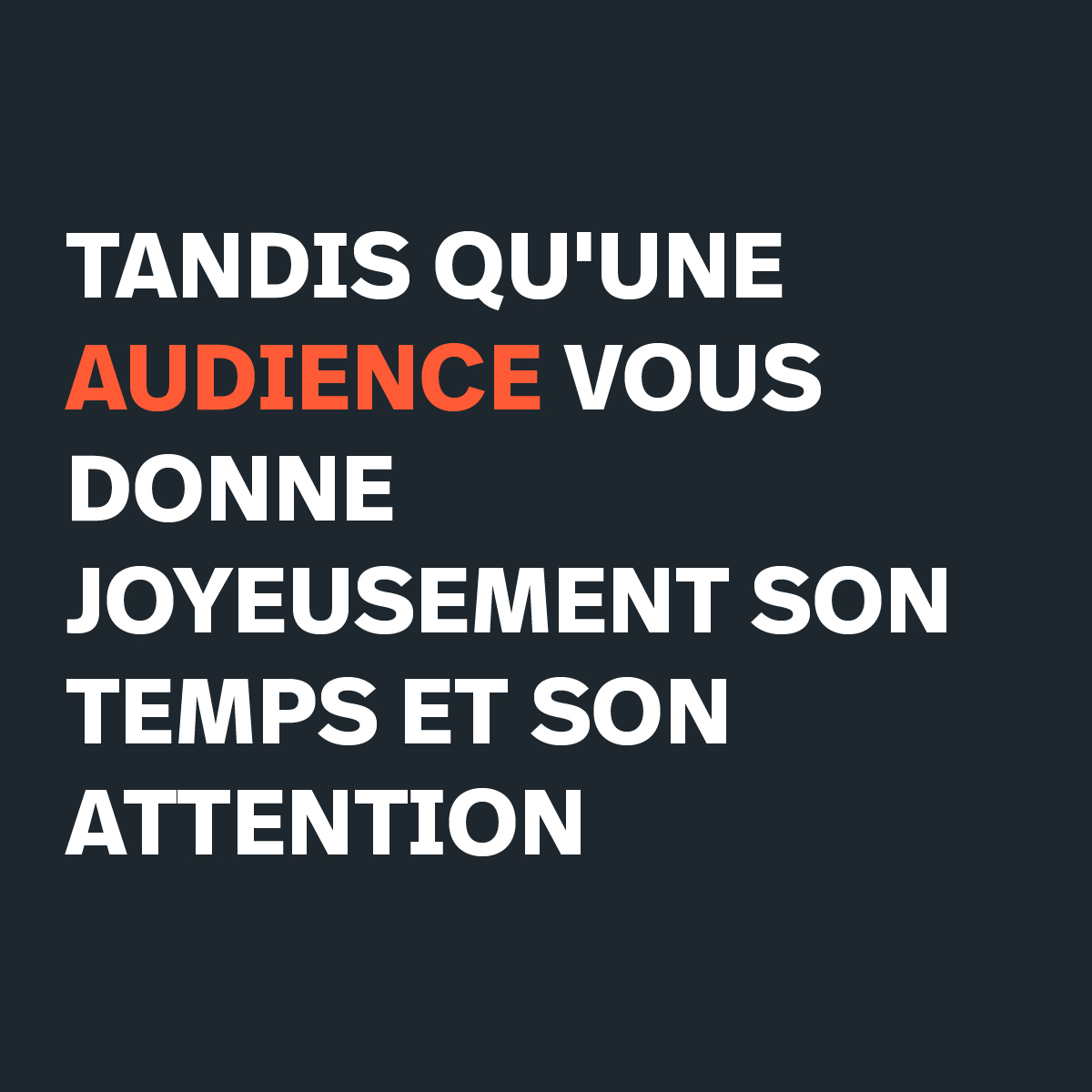 Clients vs audience